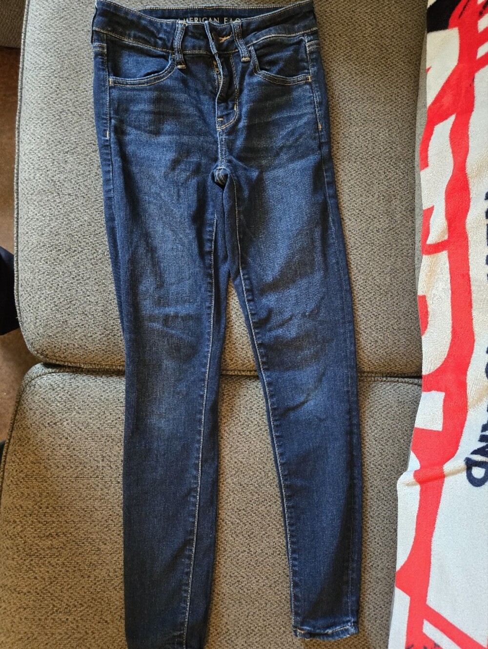 American Eagle Outfitters Dark Blue Skinny Jeans